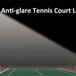 130Illuminazione per campi da tennis con antiriflesso x25 gradi