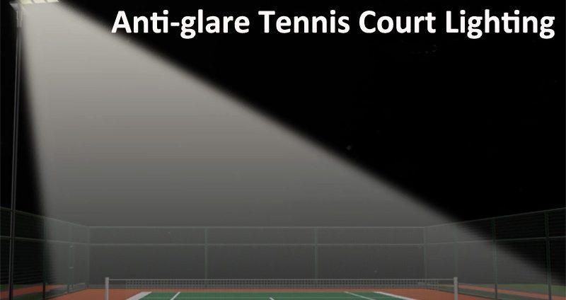 130Illuminazione per campi da tennis con antiriflesso x25 gradi