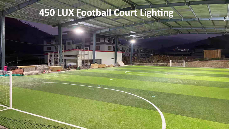 450Pencahayaan lapangan sepak bola Lux