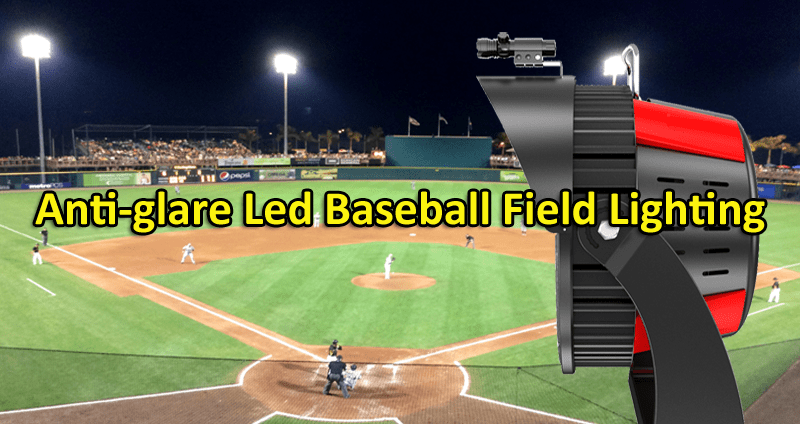 illuminazione antiabbagliante per campi da baseball