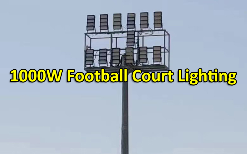 1000W-iluminação da quadra de futebol