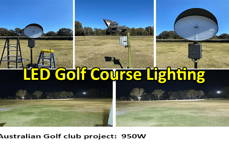 éclairage-de-terrain-de-golf à LED