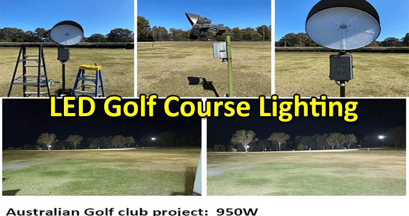 éclairage-de-terrain-de-golf à LED