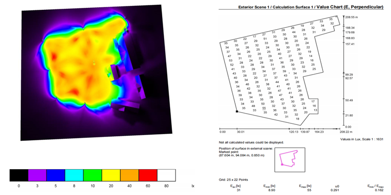 simulación-de-iluminación-de-garaje-de-autobús