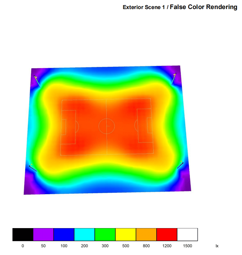 luzes do estádio de futebol-1000lux-4-renderização de cores falsas